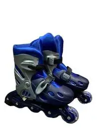 حذاء تزلج للأطفال من الجنسين بأربع عجلات مقاس S 31X34 سم