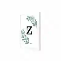 Lowha Z Wall Art Wooden Frame White Color 23X33cm
