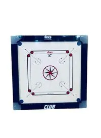 Generic Wooden Made In India Carrom Board With 20 Coins And Striker Set- 30x30cm