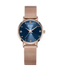 Meibin Analog Wrist Watch Mesh Band Water Resistant For Women, M1209-Nrg