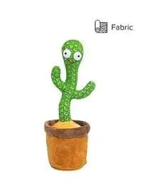 Xiuwoo Electric Dancing, Singing, Recording Cactus Plush Toy With 60 English Songs For Kids