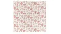 Fabric, white/pink150 cm