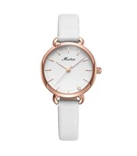 Meibin Analog Wrist Watch Leather Water Resistant For Women, M1111-Wrg