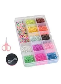 Rolly Toys Colorful Bracelet Beads Art Starter DIY Bead Making Kit For Kids