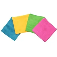 Vileda 4-Piece Style Microfiber Cleaning Cloth Set Multicolors