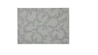 Place mat, patterned/grey45x33 cm