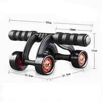 Generic Four-Wheels Abdominal Wheel Ab Rollers For Home Exercise Gym Equipment Waist Workout Fitness Roller