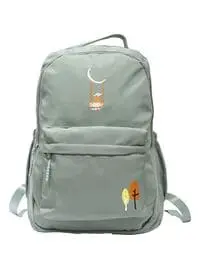 School Backpack For Girls, Made Of High Quality Nylon Blend, Green