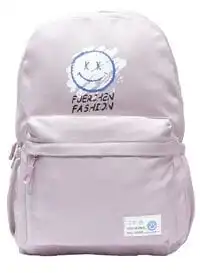 حقيبة مدرسية مع جيب للكمبيوتر المحمول والتابلت، وردي