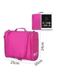 Generic Multi-Function Portable Travel Cosmetic Bag Pink