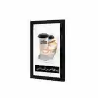 Lowha Coffee Better Than 1000 Panadol Wall Art Wooden Frame Black Color 23X33cm