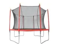 Goliath Mammoth 12Ft Trampoline With Enclosure, Red, 282 (H) X 365 (W) X 365 (W) Cm