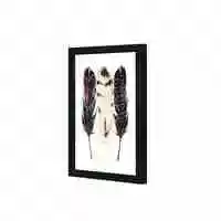 Lowha White Multicolors Wall Art Wooden Frame Black Color 23X33cm