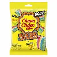 Chupa Chups Mixed Fruits Flavoured Sour Bites Candies 85.5g