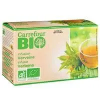 Carrefour Bio Organic Infusion Verveine Tea ××20 Bags
