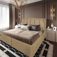 In House Shumt Linen Bed Frame - Single - 200x90cm - Beige