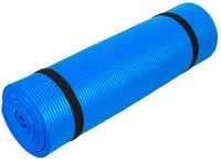 Generic Pure Color Anti-Skid Yoga Mat Nonslip Fitness Pad 10Mm Thick - Blue