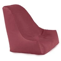 In House Harvey Velvet Bean Bag Chair - Small - Dark Pink