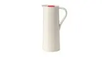 Vacuum flask, beige/red, 1 l
