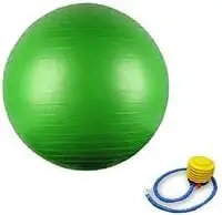 Generic كرة تمارين اللياقة البدنية واليوجا والبيلاتيس والتوازن والثبات والتمارين الهوائية الأساسية باللون الأخضر
