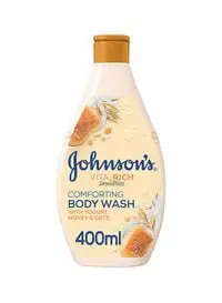 Johnson's Vita Rich Smoothies Body Wash With Yogurt Honey & Oats 400ml