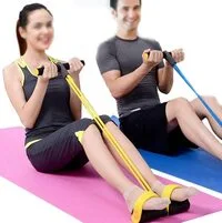 Generic Pedal Resistance Band, Transer Sit-Up Bodybuilding Expander Elastic Pull Rope Leg Exerciser Fitness Equipment
