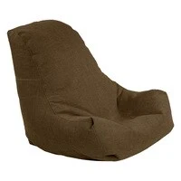 In House Pascal Linen Bean Bag Chair - Large - Brown