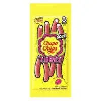 Chupa Chups Sour Soft And Chewy Tubes Strawberry Flavour 80g