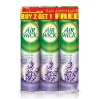 Air wick air freshener aerosol lavender 300 ml 2+1 free