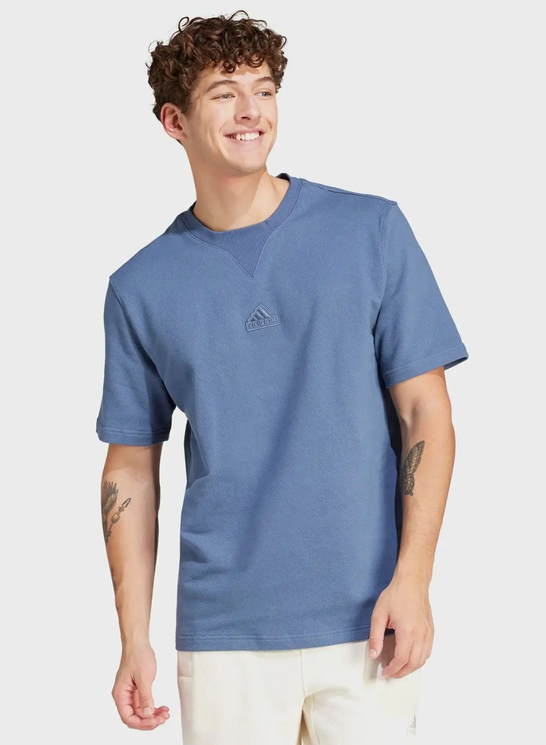 Adidas Lounge Pique Terry Q2 T-Shirt