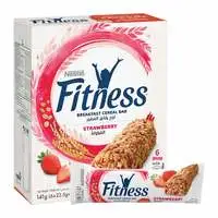 Fitness Breakfast Cereal Bar With Wholegrain & Strawberry 23.5g ×6 Pieces
