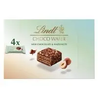 Lindt Wafer Milk Chocolate With Hazelnut 120g