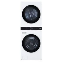 LG Single Unit Front Load Washing Machine - 21 Kg Washer - 16 Kg Dryer - White (Installation Not Included)