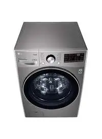 LG Front Load Washer 15Kg, WF1510XMT, Steel Silver, Installation Not Included