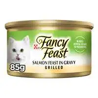 Purina Fancy Feast Grilled Salmon Feast in Gravy Gourmet Cat Food 85g