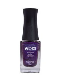 Vov Nail Pop Matt Nail Polish 2512 Deep Lavender