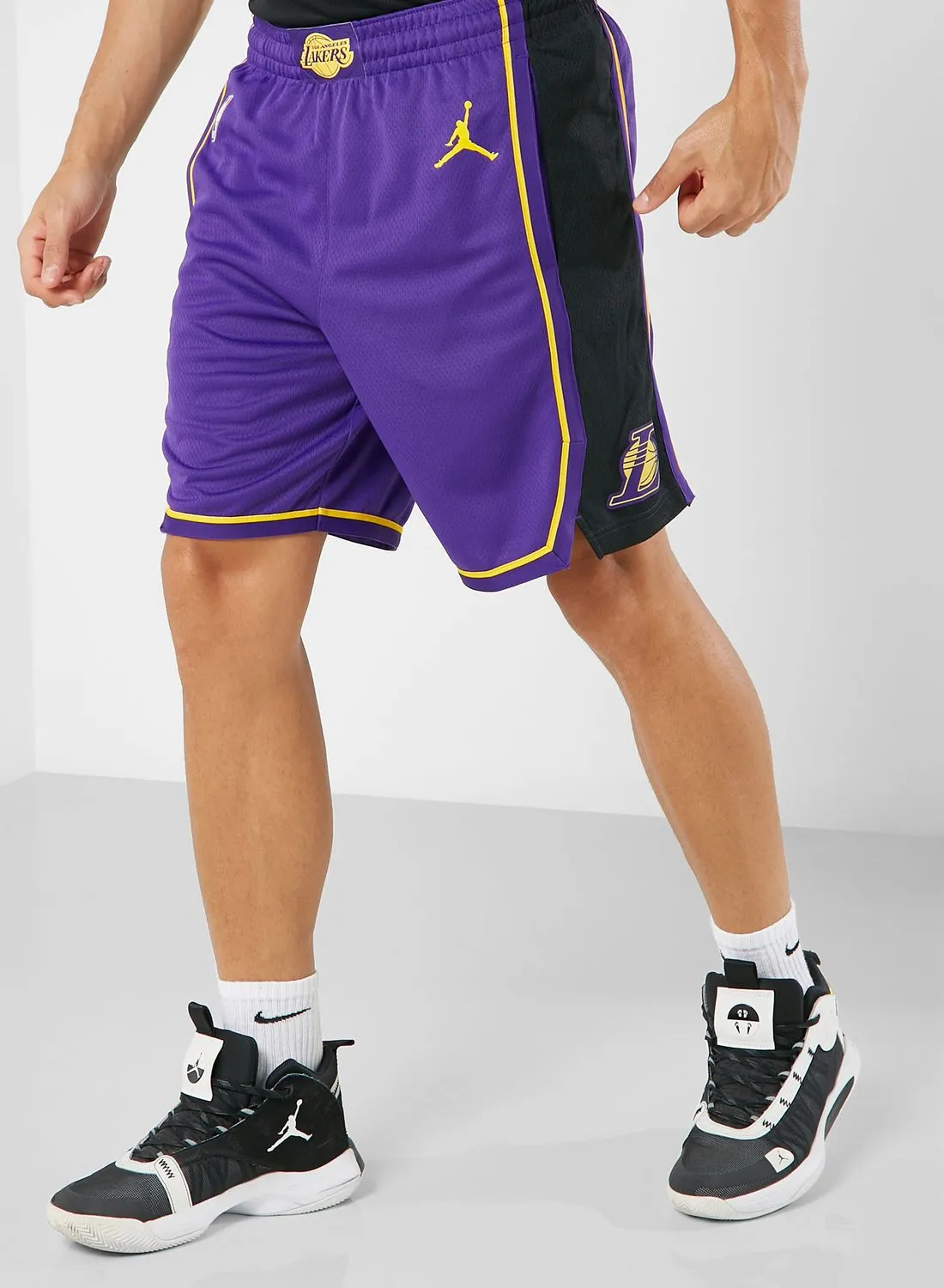 Nike Los Angeles Lakers Statement Swingman Shorts