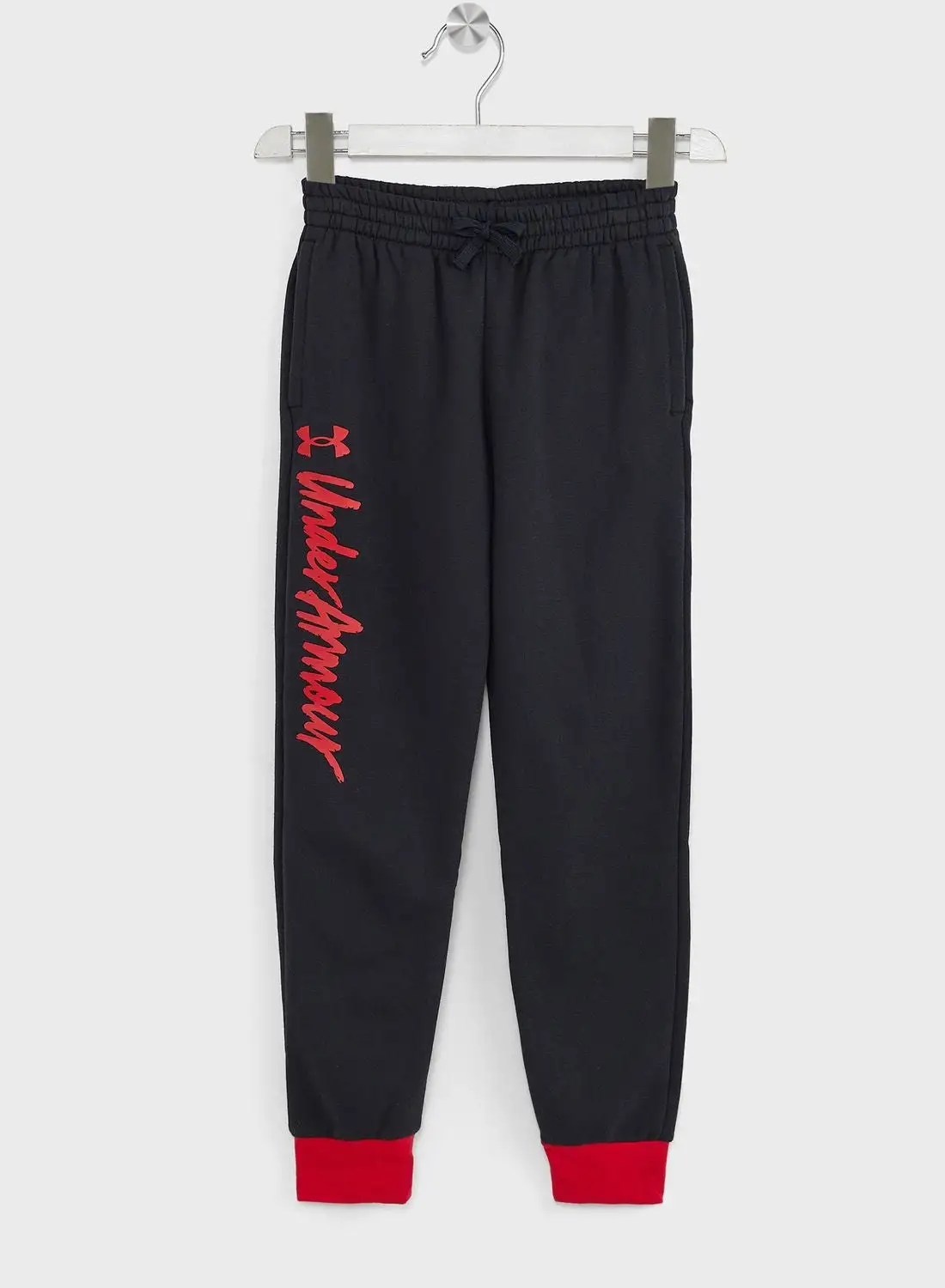 UNDER ARMOUR Youth Rival Fleece Script Joggers