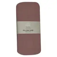 LA Collection 144 Thread Count Cotton Pillow Case Mid Rose 50x75cm