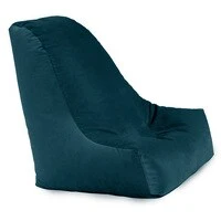 In House Harvey Velvet Bean Bag Chair - Small - Dark Turquoise