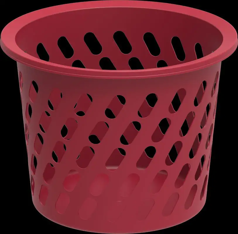 Cosmoplast 45-Liter Mini Laundry Basket Dark Red