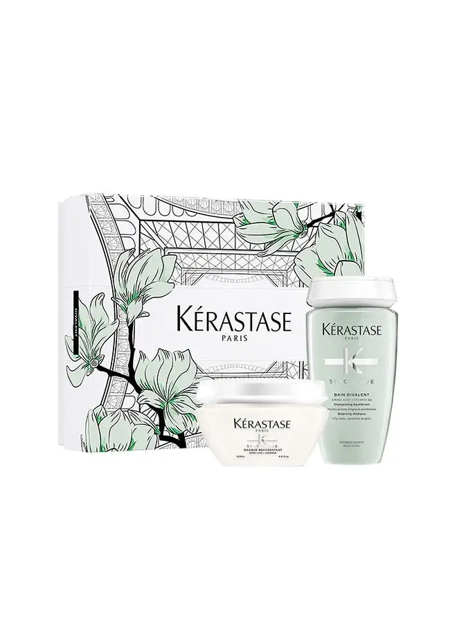KERASTASE Divalent Gift Set For Sensitive And Oily Hair And Scalp