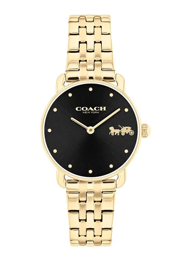 COACH Women's Analog Round Shape Stainless Steel Wrist Watch 14504302 - 28 Mm