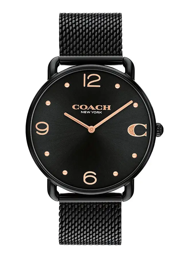COACH Women's Analog Round Shape Stainless Steel Wrist Watch 14504256 - 41 Mm