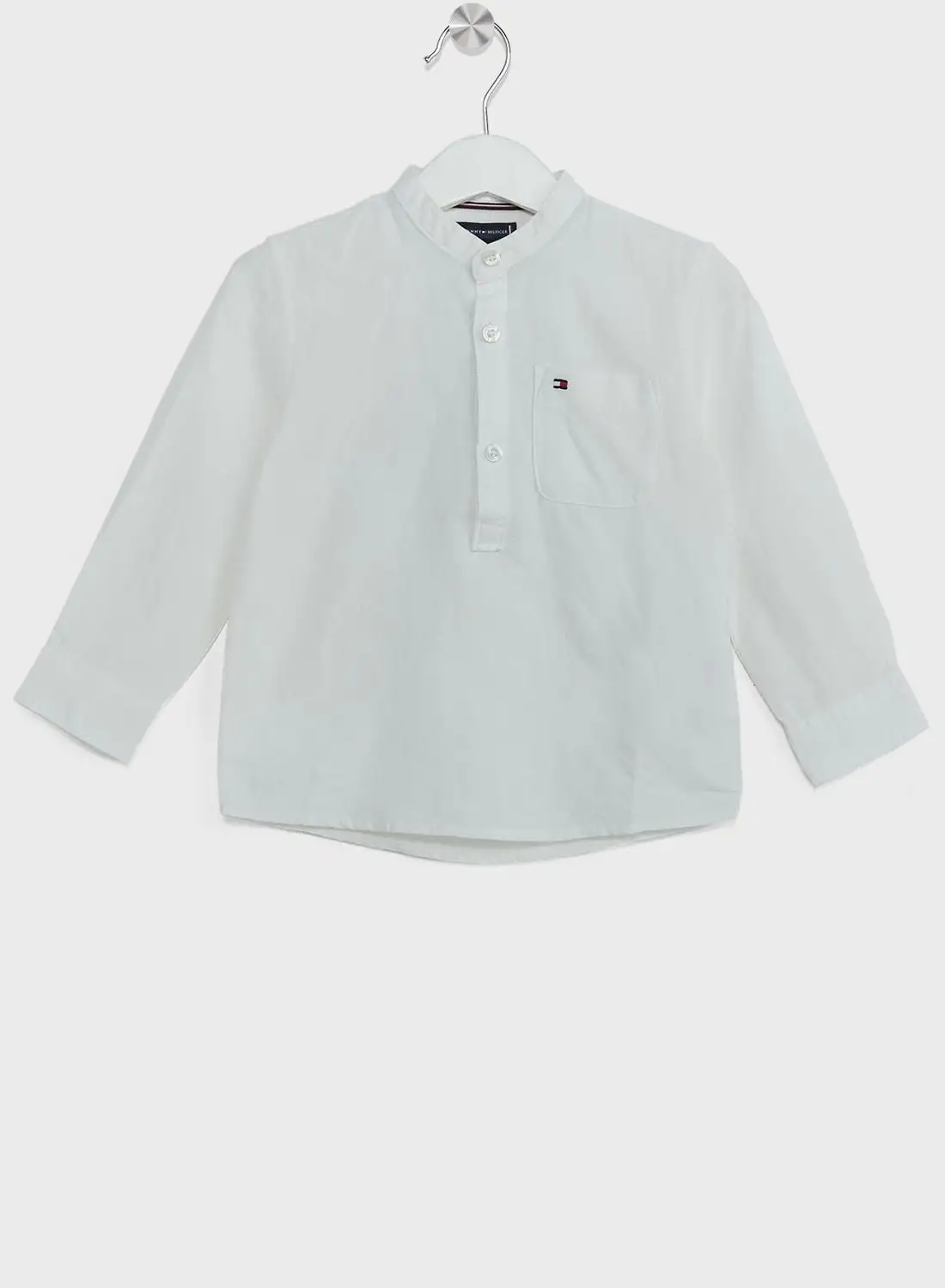 TOMMY HILFIGER Kids Hemp Collar Shirt