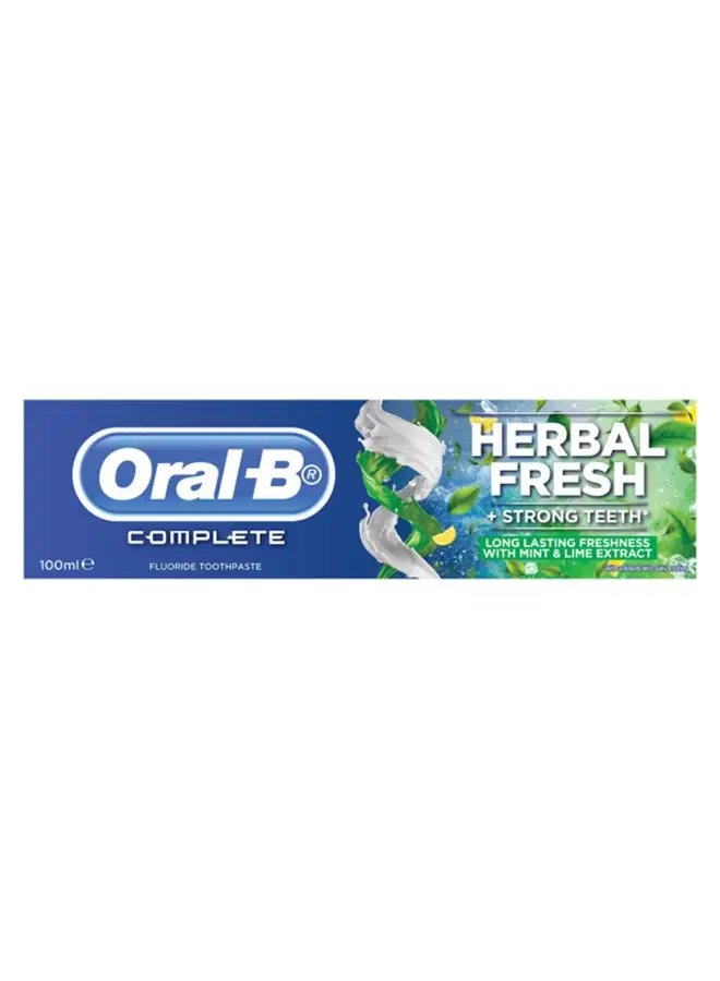 Oral B Complete Herbal Fresh And Strong Teeth Toothpaste 100ml