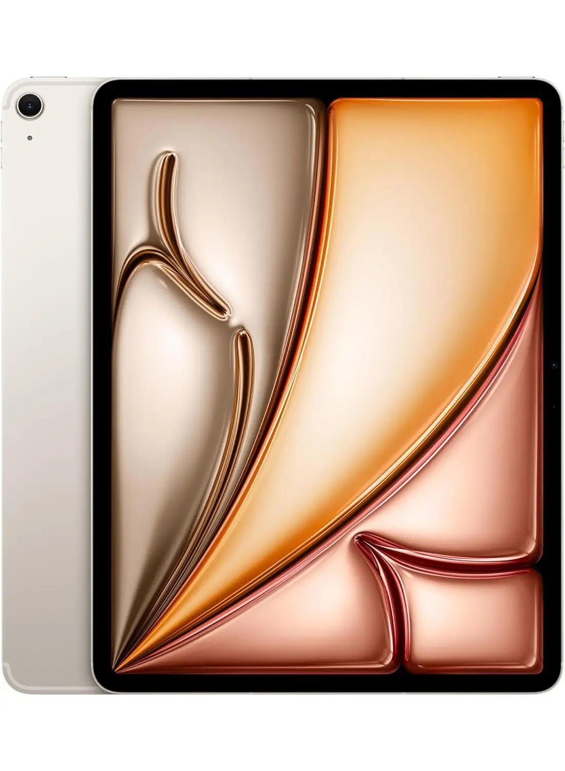 Apple iPad Air 2024 (الجيل السادس) M2 مقاس 13 بوصة وسعة 512 جيجابايت بتقنية Starlight Wi-Fi - إصدار الشرق الأوسط