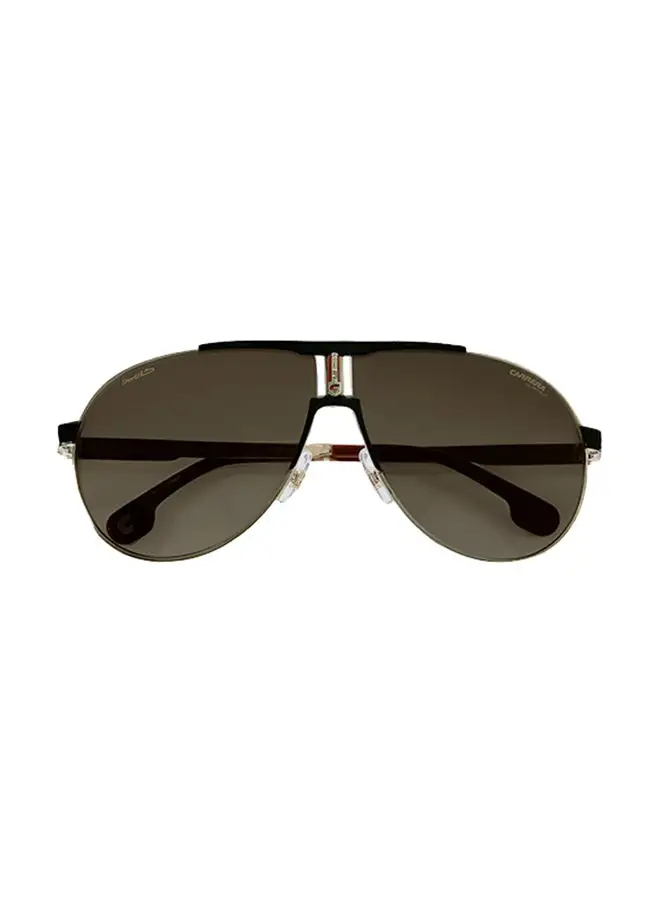 نظارة شمسية مربعة للحماية من الأشعة فوق البنفسجية للجنسين من كاريرا - Carrera 1005/Sn Black Millimeter - مقاس العدسة: 66 ملم