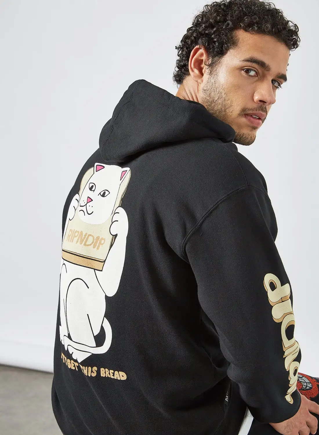 RIP N DIP Nermal Graphic Print Hoodie Black