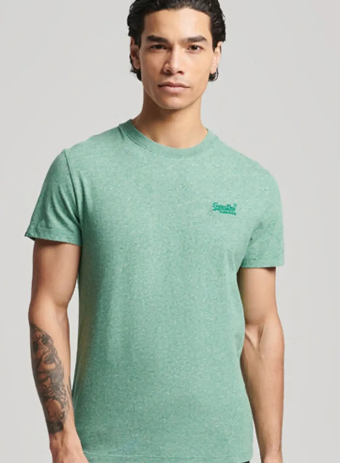 Superdry Embroidered Logo Crew Neck T-Shirt